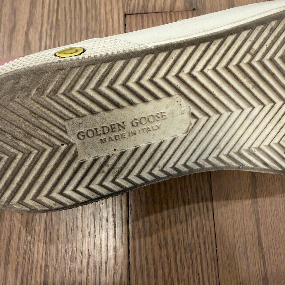 Golden Goose White and Blue Sneakers - Picture 11 of 11